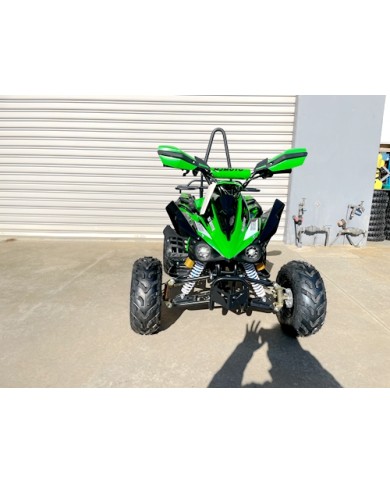 125CC ATV Sport Quad Dirt Bike 4 Wheel Buggy Go kart Rear Rack Semi Auto 3+1 RANGER GREEN