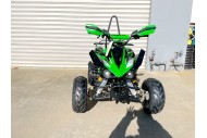 125CC ATV Sport Quad Dirt Bike 4 Wheel Buggy Go kart Rear Rack Semi Auto 3+1 RANGER GREEN
