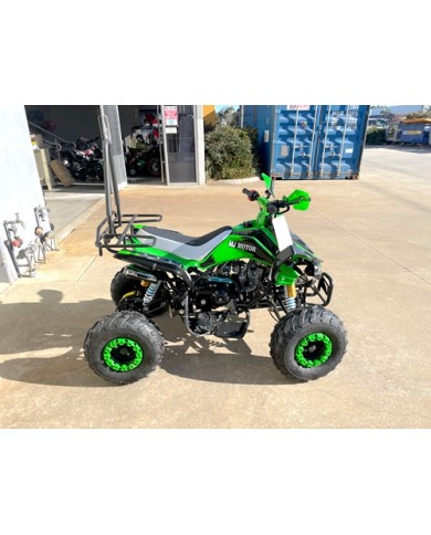 125CC ATV Sport Quad Dirt Bike 4 Wheel Buggy Go kart Rear Rack Semi Auto 3+1 RANGER GREEN