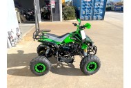125CC ATV Sport Quad Dirt Bike 4 Wheel Buggy Go kart Rear Rack Semi Auto 3+1 RANGER GREEN