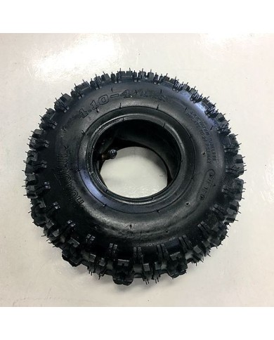 3.50 / 4.10 - 4" inch Tyre Tire + Tube 47cc 49cc Mini Quad Dirt Bike ATV
