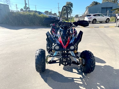 125CC ATV Sport Quad Dirt Bike 4 Wheel Buggy Go kart Rear Rack Semi Auto 3+1 Ranger Black