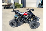 125CC ATV Sport Quad Dirt Bike 4 Wheel Buggy Go kart Rear Rack Semi Auto 3+1 Ranger Black