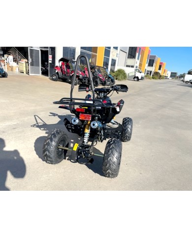 125CC ATV Sport Quad Dirt Bike 4 Wheel Buggy Go kart Rear Rack Semi Auto 3+1 Ranger Black