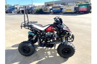 125CC ATV Sport Quad Dirt Bike 4 Wheel Buggy Go kart Rear Rack Semi Auto 3+1 Ranger Black