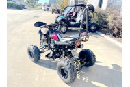125CC ATV Sport Quad Dirt Bike 4 Wheel Buggy Go kart Rear Rack Semi Auto 3+1 Ranger Black