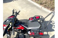 125CC ATV Sport Quad Dirt Bike 4 Wheel Buggy Go kart Rear Rack Semi Auto 3+1 Ranger Black