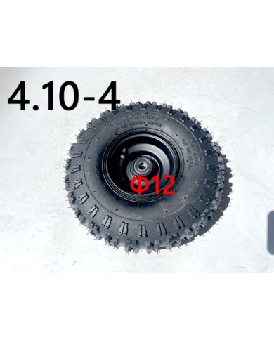 4.10- 4" 4 Inch Wheel Rim+Tyre Tire ESKY Mini Quad Bike ATV Buggy 12mm Bearings