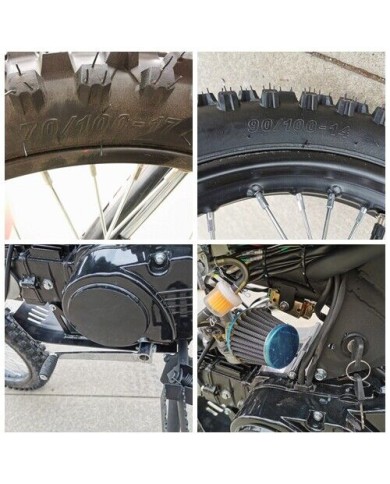 BIGFOOT 125CC PIT MOTOR DIRT BIKE TRAIL MOTOCROSS TERRAIN PRO KICK START BLACK
