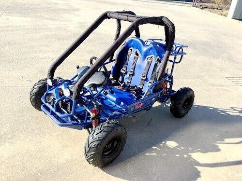 90cc Offroad Dune Buggy Quad ATV Teen Twin Seat Gokart Kids