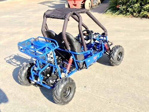 90cc Offroad Dune Buggy Quad ATV Teen Twin Seat Gokart Kids