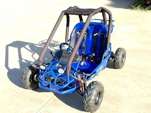 90cc Offroad Dune Buggy Quad ATV Teen Twin Seat Gokart Kids
