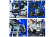 90cc Offroad Dune Buggy Quad ATV Teen Twin Seat Gokart Kids
