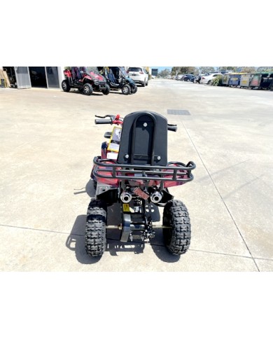 49cc Mini Farm Quad Bike, ATV Buggy Kids, 4 Wheeler Pocket, Pit Dirt Bike in Red