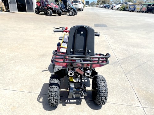 49cc Mini Farm Quad Bike, ATV Buggy Kids, 4 Wheeler Pocket, Pit Dirt Bike in Red
