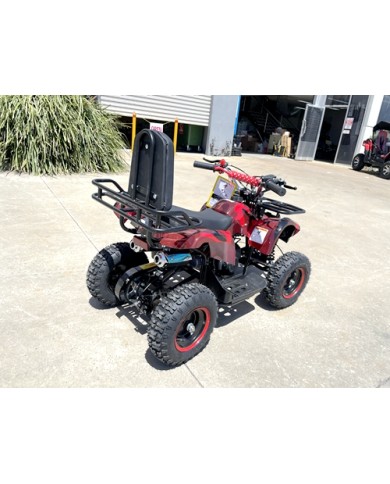 49cc Mini Farm Quad Bike, ATV Buggy Kids, 4 Wheeler Pocket, Pit Dirt Bike in Red
