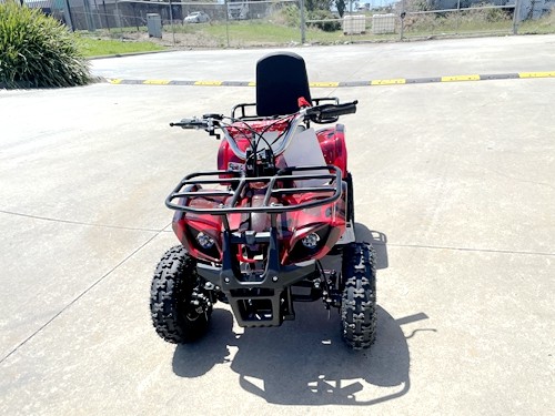 49cc Mini Farm Quad Bike, ATV Buggy Kids, 4 Wheeler Pocket, Pit Dirt Bike in Red