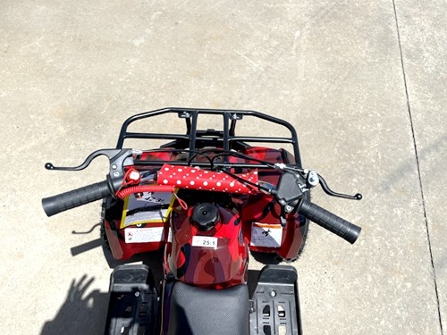 49cc Mini Farm Quad Bike, ATV Buggy Kids, 4 Wheeler Pocket, Pit Dirt Bike in Red