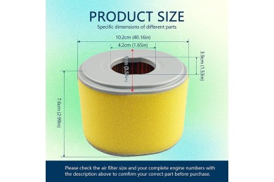 2PCS Air Filter Pre Filter Cleaner for Honda GX240 GX270 8HP 9HP LIFAN GO KART