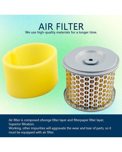 2PCS Air Filter Pre Filter Cleaner for Honda GX240 GX270 8HP 9HP LIFAN GO KART