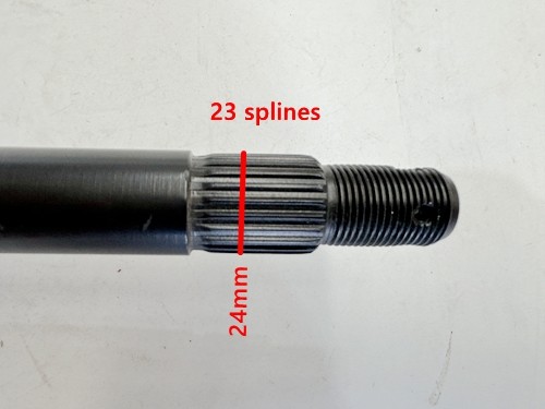 25MM 845mm GO KART TRIKE REAR AXLE JEEP BUGGY HUFFY SLIDER TRIKE