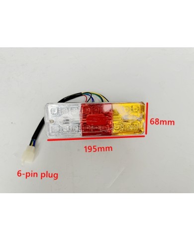 Tail light assembly LED brake stop reverse light Jeep Vehicle ATV Quad Buggy