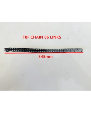 Black T8F 86 Links Drive Chain PIT Quad Dirt Bike Buggy Trike Kart