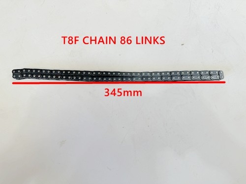 Black T8F 86 Links Drive Chain PIT Quad Dirt Bike Buggy Trike Kart