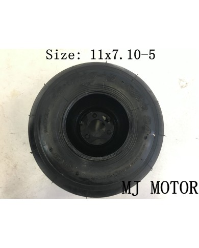11x7.10-5 Go Kart Wheel Go Kart Wheel Super Slick 4 Gokart Drift Trike Racing 5 inch black