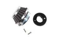 Steel Pod Air Filter Cleaner+ Carby Adaptor 49cc PIT Dirt Pocket Quad Bike ATV