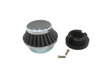 Steel Pod Air Filter Cleaner+ Carby Adaptor 49cc PIT Dirt Pocket Quad Bike ATV