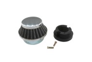Steel Pod Air Filter Cleaner+ Carby Adaptor 49cc PIT Dirt Pocket Quad Bike ATV