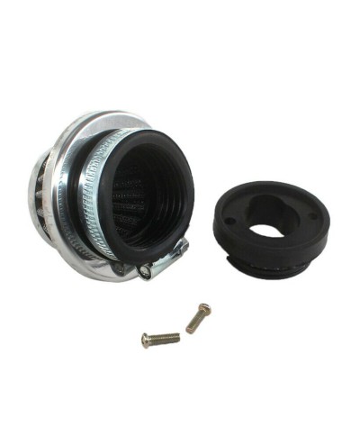 Steel Pod Air Filter Cleaner+ Carby Adaptor 49cc PIT Dirt Pocket Quad Bike ATV
