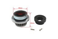 Steel Pod Air Filter Cleaner+ Carby Adaptor 49cc PIT Dirt Pocket Quad Bike ATV