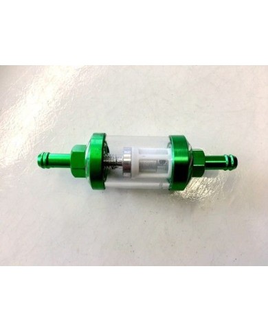 Universal Aluminum 6mm CNC Inline Gas Fuel Oil Filter for Motorcycle in 3 colors