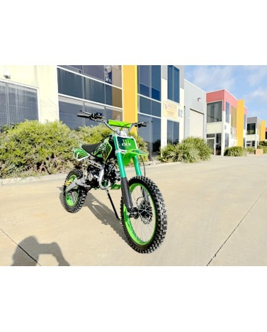 BIGFOOT 125CC PIT MOTOR DIRT BIKE TRAIL MOTOCROSS TERRAIN PRO KICK START GREEN