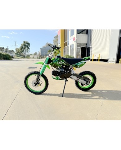 BIGFOOT 125CC PIT MOTOR DIRT BIKE TRAIL MOTOCROSS TERRAIN PRO KICK START GREEN