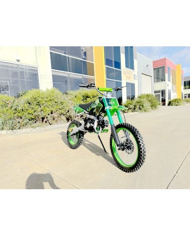 BIGFOOT 125CC PIT MOTOR DIRT BIKE TRAIL MOTOCROSS TERRAIN PRO KICK START GREEN