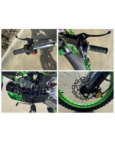 BIGFOOT 125CC PIT MOTOR DIRT BIKE TRAIL MOTOCROSS TERRAIN PRO KICK START GREEN