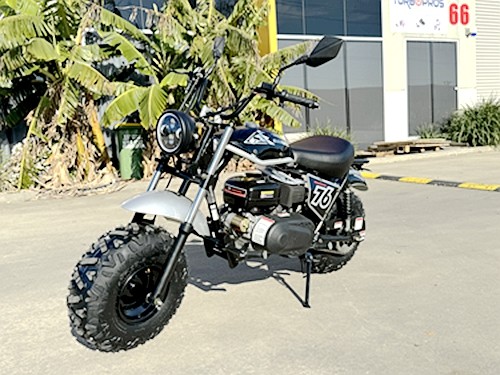MB200X TrailMaster Hurricane Mini Bike Coleman Full sized REC-REG E-start BLACK