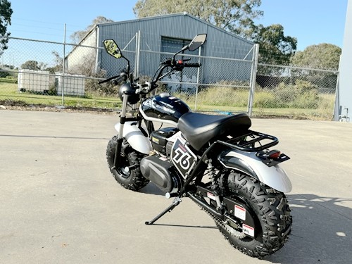 MB200X TrailMaster Hurricane Mini Bike Coleman Full sized REC-REG E-start BLACK