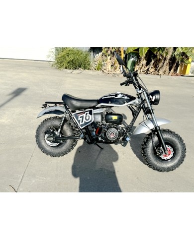 MB200X TrailMaster Hurricane Mini Bike Coleman Full sized REC-REG E-start BLACK