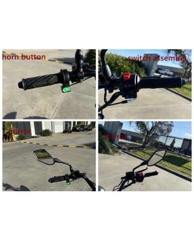 MB200X TrailMaster Hurricane Mini Bike Coleman Full sized REC-REG E-start BLACK