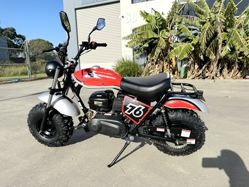 MB200X TrailMaster Hurricane Mini Bike Coleman Full sized REC-REG E-start RED