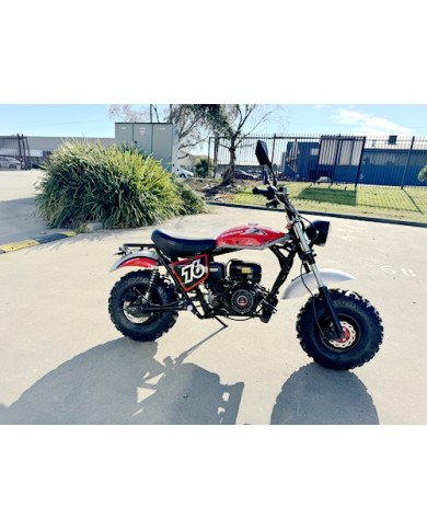 MB200X TrailMaster Hurricane Mini Bike Coleman Full sized REC-REG E-start RED