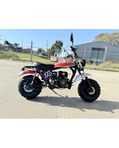 MB200X TrailMaster Hurricane Mini Bike Coleman Full sized REC-REG E-start RED