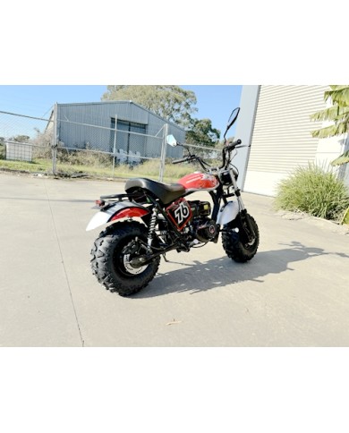 MB200X TrailMaster Hurricane Mini Bike Coleman Full sized REC-REG E-start RED