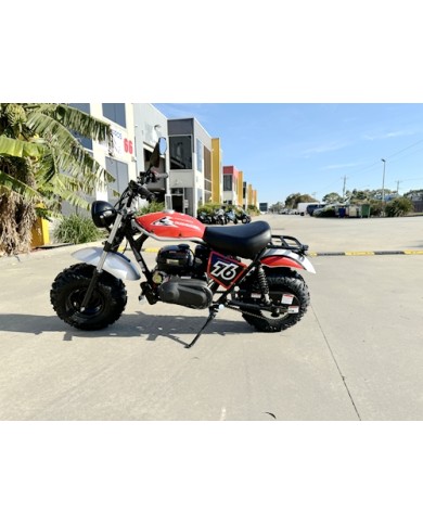 MB200X TrailMaster Hurricane Mini Bike Coleman Full sized REC-REG E-start RED