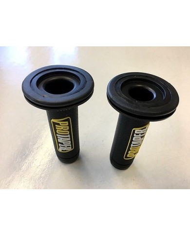7/8'' 22mm Hand Grips Handle Bar Honda Yamaha Suzuki Kawasiki Motorcycle Yellow