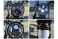 MB200X TrailMaster Hurricane Mini Bike Coleman Full sized REC-REG E-start BLUE